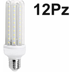 Driwei - 12PZ Lampadine led 12W smd luce fredda 6000k attacco lampadina E27 iris casa en oferta