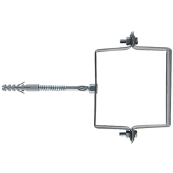 Collari per pluviali - SCP quadro - mm. 100 - zincato Conf. 1 Pz - Fischer en oferta