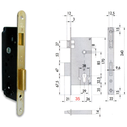 Cisa 5c130-70-0 Serr Inf Cil Sag Bt F22 en oferta