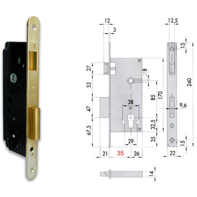 Cisa 5c130-70-0 Serr Inf Cil Sag Bt F22