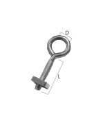 OCCHIOLO CON DADO ZN n.5 mm 7x50 d.18 Pz.4 GEMAC en oferta