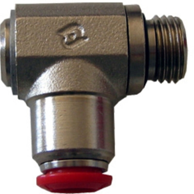 RACCORDO A - L - GIREVOLE / PNEUMATICO / ARIA COMPRESSA 1/4'x8