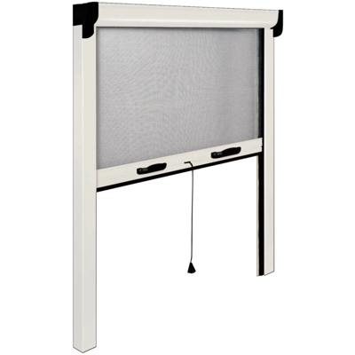 Zanzariera a Rullo Finestra Verticale Avvolgibile Riducibile Antibatterica Sunox - Misure: 160 cm X 160 cm