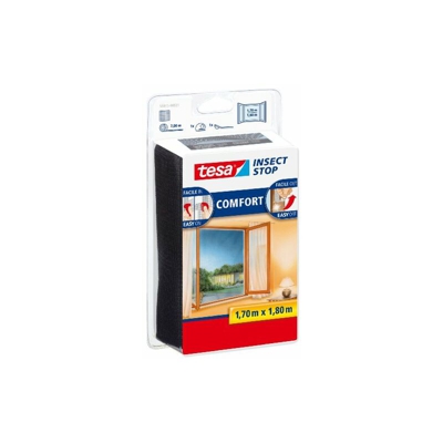 55915-00021-00 Zanzariera per Finestra, qualit? Comfort, 1,70 x 1,80 m, Antracite - Tesa