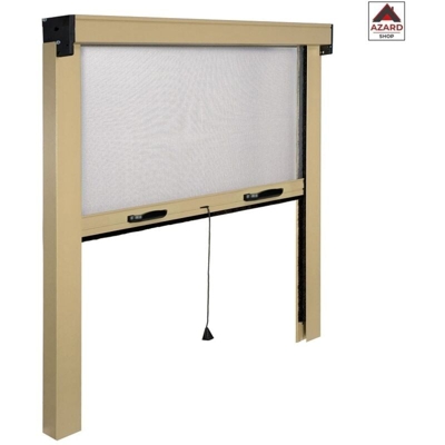 Zanzariera verticale irs-ce 120x170h avorio per finestra riducibile alluminio - Gdr