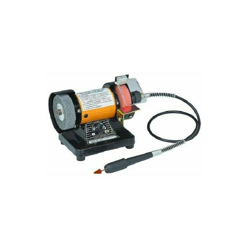 Mola Da Banco Con Spazzola In Fibra E Mola A Pietra + Prolunga - Smerigliatrice características