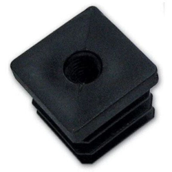 Gommino Interno Quadro con Filetto 35X35 mm (Puntale) Nero conf. 100 Pz precio