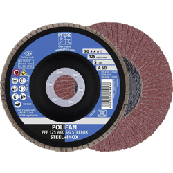 Pferd - Grinding Gamma 125 Millimetri (12 200 Giri / Min), Polifan® Sg-A, Grado: 60, Legge Modello en oferta