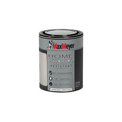 Max Meyer - MAXMEYER- PITTURA MURALE DECORATIVA HOMECOLOR RESISTANT 0,75 LT SILVER