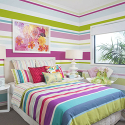 Fotomurale - Bright stripes - 200x154 características
