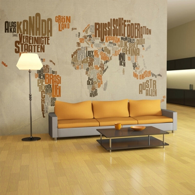 Fotomurale - Indiana Jones - map of adventures - 200x154