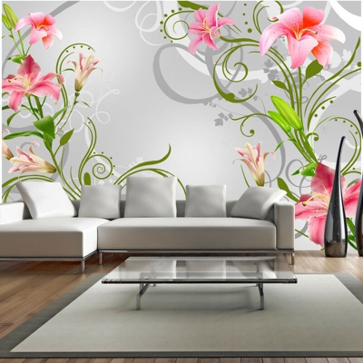 Artgeist - Fotomurale - Il sottile bellezza dei gigli III - 350x245