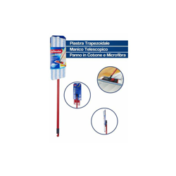 SUPERMOCIO LAVATUTTO LAVA PAVIMENTI PANNO IN MICROFIBRA CON MANICO 51458 - Vileda en oferta