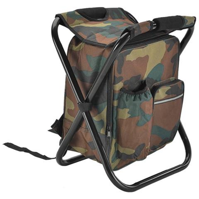 Sgabello Zaino Pieghevole 2 In 1 Per Esterno [ camuffare]