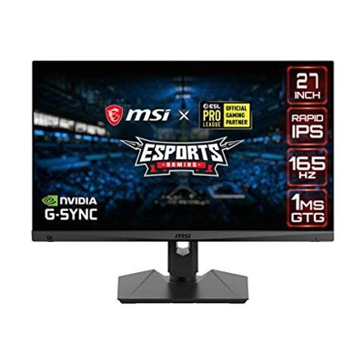 Optix Mag274qrf Monitor Gaming 27'''', Display 16:9 Wqhd (2560x1440), Frequenza 165hz, 1ms, Pannello Rapid Ips, G-sync Compatibile E Amd Freesync, Hdr Ready, Gaming Osd