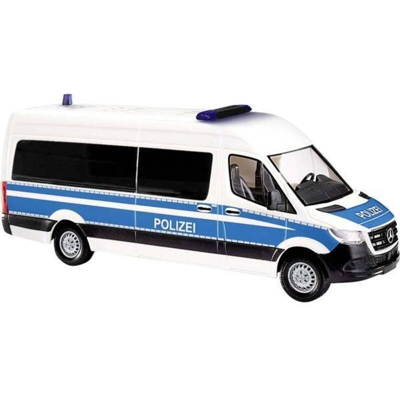 52606 H0 Mercedes Benz Sprinter, polizia di Amburgo - Busch