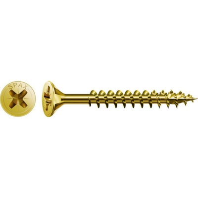 Vite Universale Seko Cruciforme Z 5,0X 80 Galvanizzato Giallo (A 100) - Spax
