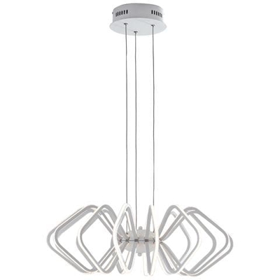 LED-PRESLEY-S62 - Lampadario a sospensione con decori moderni 70 watt