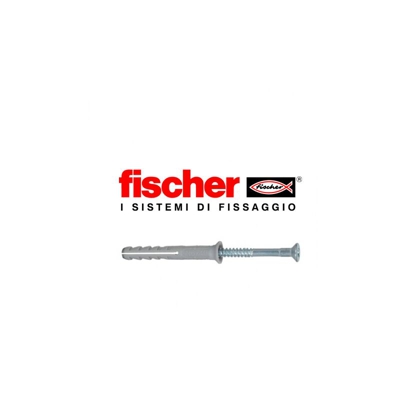 501975 N 8-100 TASSELLO PROLUNGATO NYLON BORDO SVASAT CON VITE TSP 10 PZ - Fischer