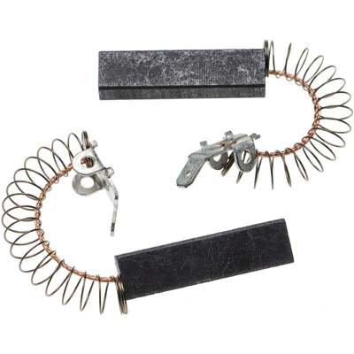 2x spazzola carbone compatibile con Miele METEOR TYPW753(DE), METEOR TYPW754(ES) lavatrice - Spazzola motore, 37 x 10 x 6,3 mm - Vhbw
