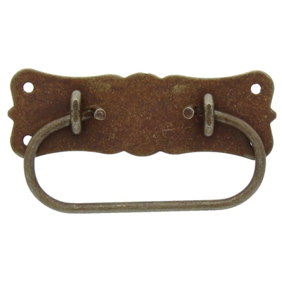 Maniglia per mobili anticata in ferro 10,5 x 5,5 cm 25 pezzi