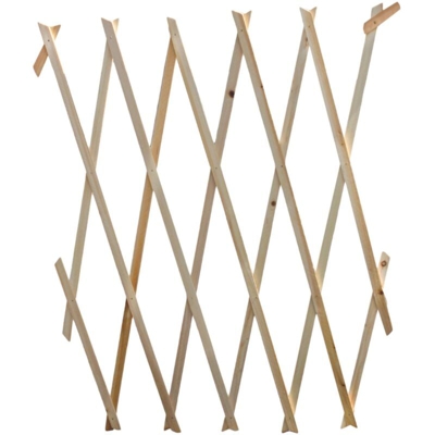 Traliccio grigliato in legno per giardino estensibile fino a 2 mt