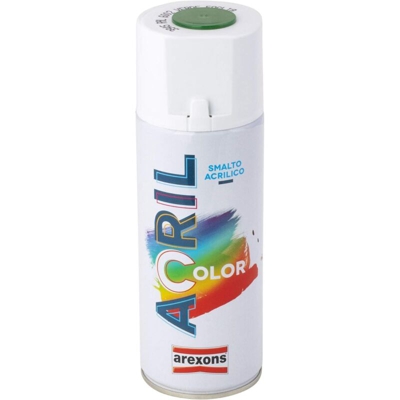 Smalto spray Acrilcolor – 400 ml – tonalità verde - Colore: Verde Foglia