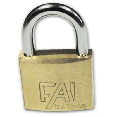 Lucchetto ad Arco in Ottone Fai Art. 553 Misura 30 mm Int. Arco 17x16 mm - Viro