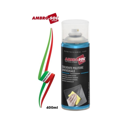 SOLVENTE PULITORE SGRASSANTE DETERGENTE SPRAY UNIVERSALE 400ml ' ' ITALY - Ambro-sol