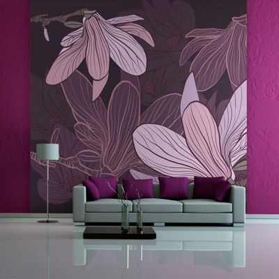 Fotomurale - Dreamy flowers - 200x154
