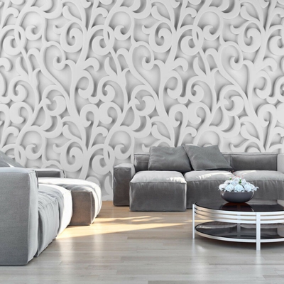 Artgeist - Fotomurale - White ornament - 350x245