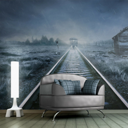 Fotomurale - Treno fantasma - 200x154 en oferta