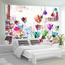 Fotomurale - Tulipani variopinti - 350x245 en oferta