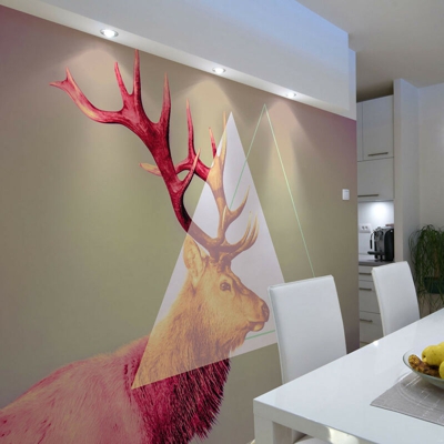 Artgeist - Fotomurale - deer (graphic pattern) - 350x270