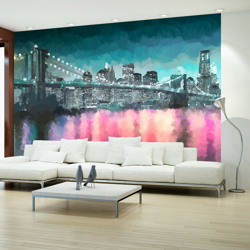 Artgeist - Fotomurale - New York dipinta - 350x245 precio