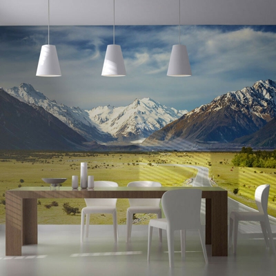 Artgeist - Fotomurale - Southern Alps, New Zealand - 350x270