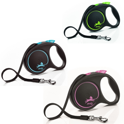 Guinzaglio New Design Tape Flexi: Verde - Medium - 5 mt