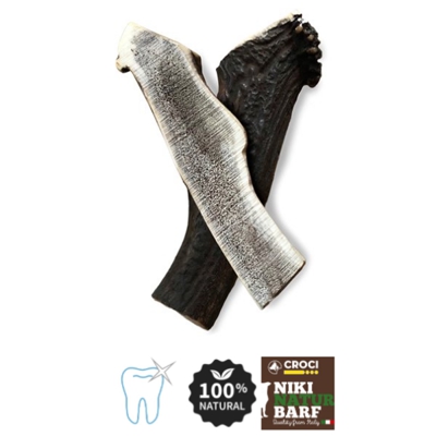 Niki Natural Barf Corna di Cervo Aperte: XL