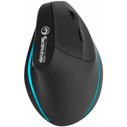 Scorpion m703w nero verticale wireless mouse da gioco ha portato blu usb 6 pulsanti 2400 dpi características