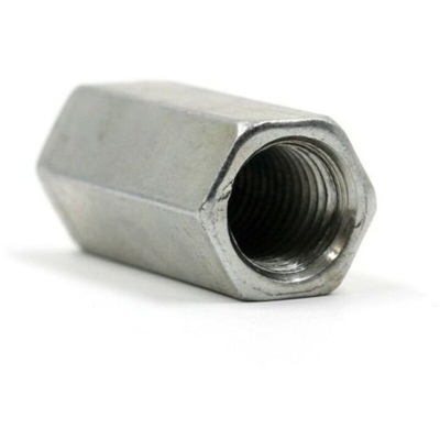 Pz4 dado di giunzione esagonale zincato mm10x17x30 ideale per barre filettate