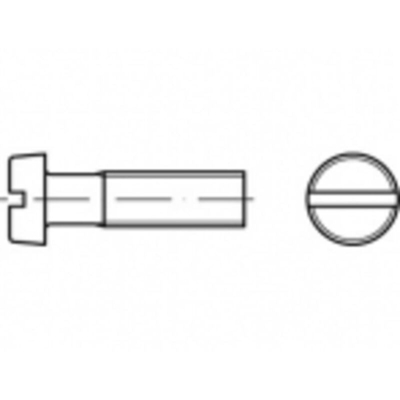 TO-5451039 Viti cilindriche M3 30 mm Taglio ISO 1207 Poliammide 200 pz. - Toolcraft