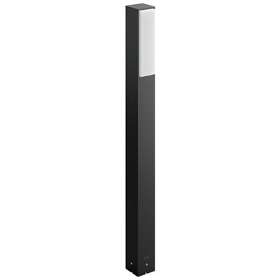 Stratosphere Palo da Esterno 4000 K Grigio Scuro Alltezza 77 cm Dimmerabile