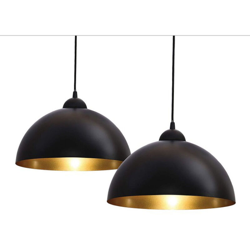 Insma - Lampada da soffitto con paralume industriale retrò vintage 2PCS precio