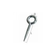 OCCHIOLO VITE ZN 16x 25 mm 2.25x10 d. 4 Pz20 GEMAC