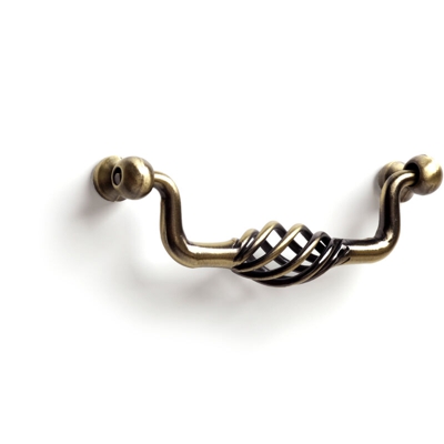 Maniglia classica, Acciaio, Bronzo Antico, 96 mm interasse. Marchio REI