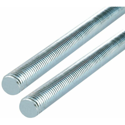 2 pz x m 1 mm 6 barretta tutto filetto zincata cl 48 - Barra Filettata en oferta