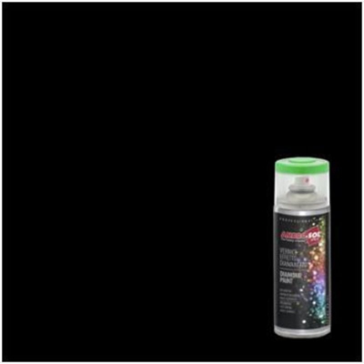 V400DIAM3 Smalto Finiture Speciali Diamantati, Nero, 400 ml - Ambro-sol