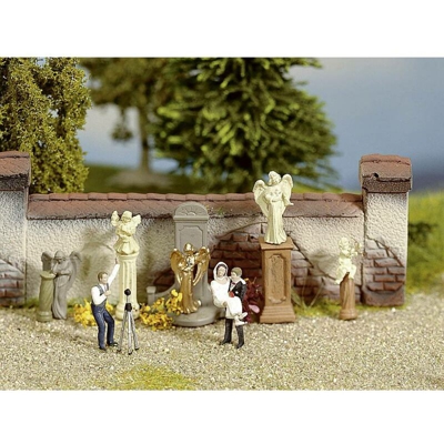 14872 H0 pittore per scavare e statue Dipinto - Noch