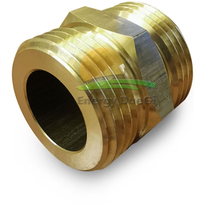 Raccordo diritto maschio/maschio con battuta piana 3/4' M x 3/4' M