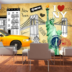 Fotomurale - One way - New York - 250x175 características